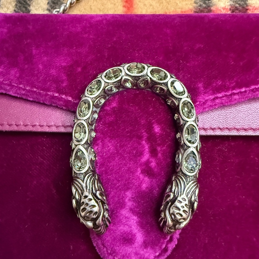 Gucci Purple Velvet Super Mini Dionysus - Picture 3 of 11
